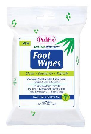Personal Wipe Tea Tree Ultimates® Soft Pack Tea Tree Oil / Peppermint Essential Oils / Aloe / Vitamin E Scented 25 Count
