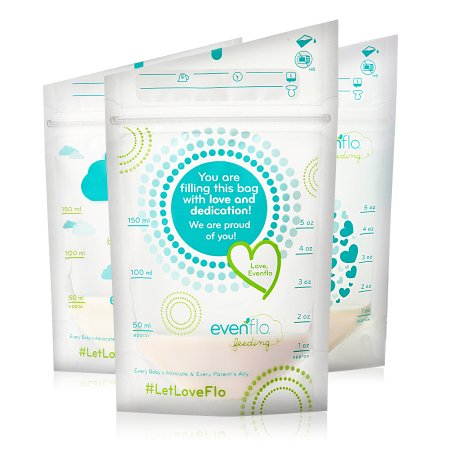Breast Milk Storage Bag Evenflo Advanced 5 oz. Food Grade Material