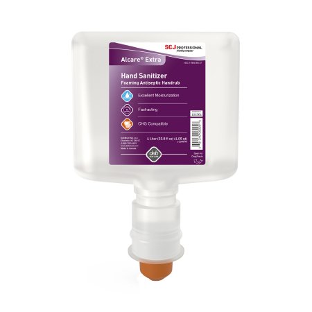 Hand Sanitizer Alcare® Extra 1,000 mL Ethyl Alcohol Foaming Dispenser Refill Bottle