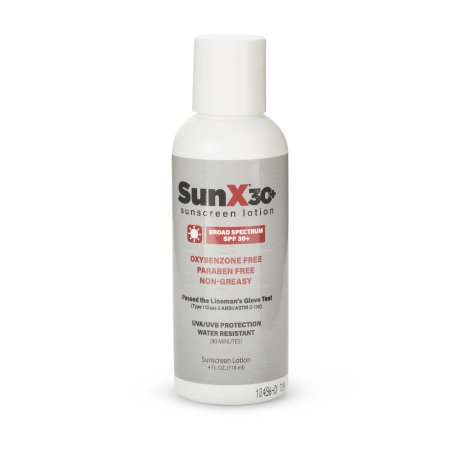 Sunscreen SunX® 30+ SPF 30 Lotion 4 oz. Bottle