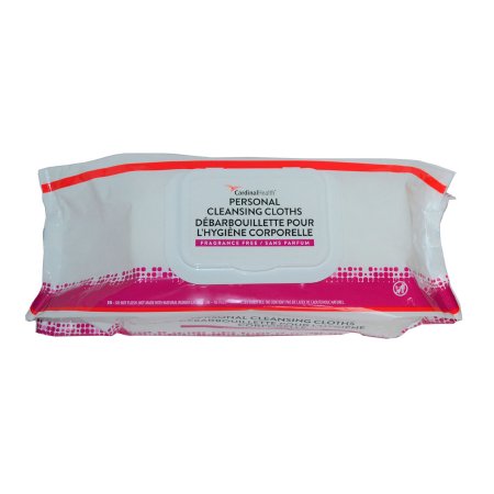 Personal Wipe Cardinal Health™ Soft Pack Aloe Unscented 64 Count