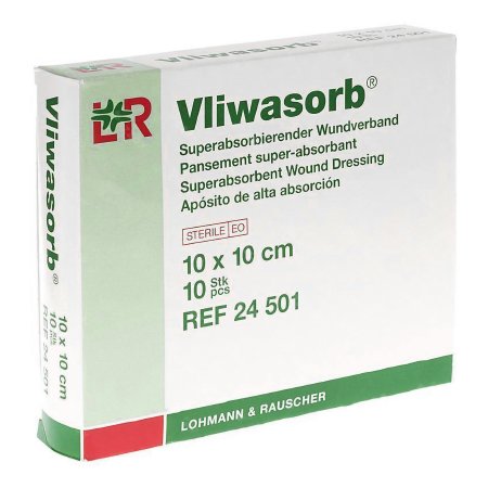Super Absorbent Dressing Vliwasorb® 4 X 4 Inch Square