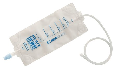Urinary Drainage Bag VELCRO® 24 Inch Tubing 600 mL Anti-Reflux Barrier