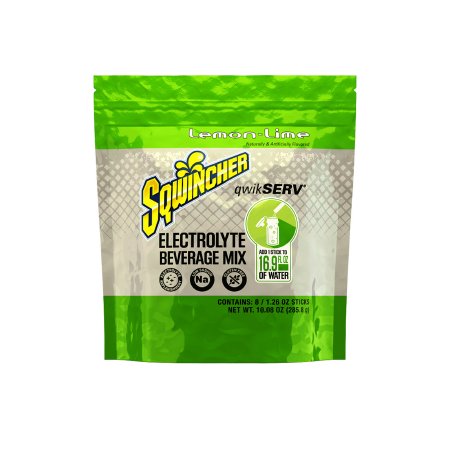 Oral Electrolyte Solution Sqwincher® Qwikserv™ Lemon-Lime Flavor 1.26 oz. Electrolyte