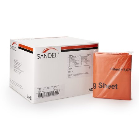 Patient Transfer Sheet Z-Slider™ Orange 45 X 53 Inch