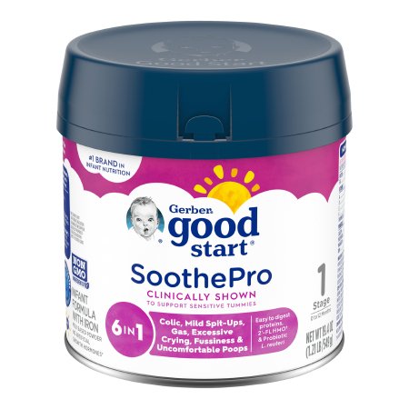 Infant Formula Gerber® Good Start® SoothePro 19.4 oz. Canister Powder Fussiness / Gas / Crying