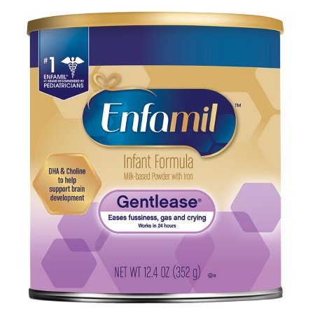 Infant Formula Enfamil® Gentlease® 12.4 oz. Can Powder Milk-Based Fussiness / Gas / Crying