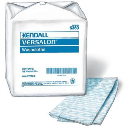 Washcloth Versalon™ 9-3/8 X 13-1/2 Inch Blue Disposable