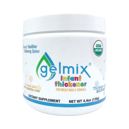 Infant Formula and Breast Milk Thickener Gelmix® 4.4 oz. Jar Unflavored Powder IDDSI Level 1 Slightly Thick