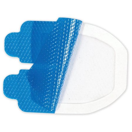 I.V. Specialty Dressing IV Clear™ CHG (Chlorhexidine Glutonate) / Silver / Silicone 4 X 4-4/5 Inch Sterile