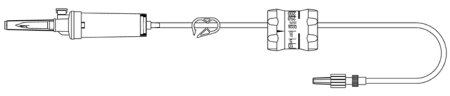 Primary IV Administration Set MedStream Gravity Without Ports 20 Drops / mL Drip Rate 15 Micron Filter 92 Inch Tubing Solution