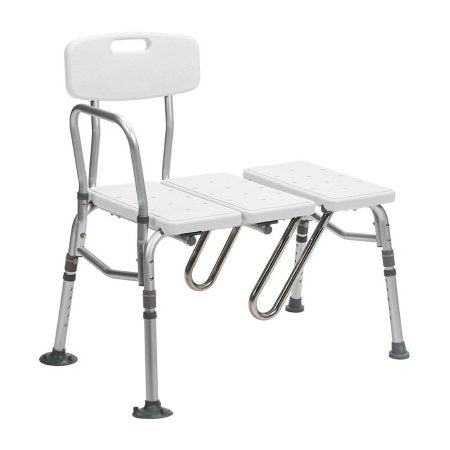 drive™ Splash Defense™ Knocked Down Bath Transfer Bench 17-1/2 to 22-1/2 Seat Height 400 lbs. Weight Capacity