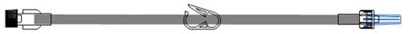 IV Extension Set McKesson Small Bore 30 Inch Tubing Without Filter Sterile