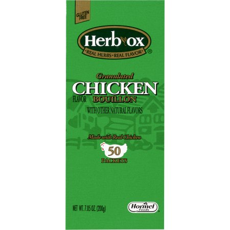 Instant Broth Herb-Ox® Chicken Flavor Liquid 7.5 oz. Individual Packet