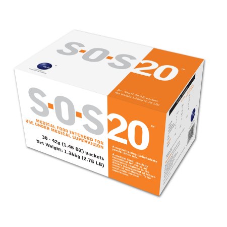 Oral Supplement S.O.S.™ 20 Neutral Flavor Powder 42 Gram Individual Packet