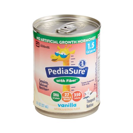 Pediatric Oral Supplement PediaSure® 1.5 Cal with Fiber 8 oz. Can Liquid Fiber