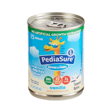 Pediatric Oral Supplement PediaSure® Grow & Gain 8 oz. Can Liquid Calories