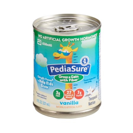 Pediatric Oral Supplement PediaSure® Grow & Gain with Fiber 8 oz. Can Liquid Fiber