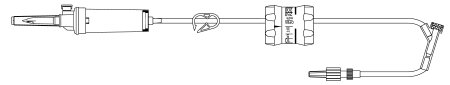 Primary IV Administration Set MedStream Gravity 1 Port 20 Drops / mL Drip Rate 15 Micron Filter 92 Inch Tubing Solution