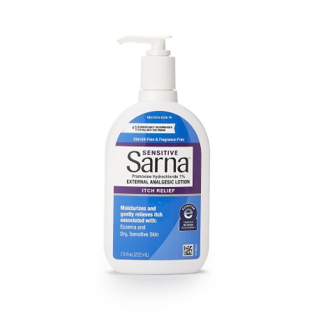 Itch Relief Sarna ® Sensitive 1% Strength Lotion 7.5 oz. Bottle