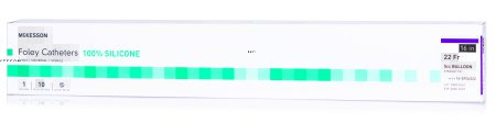 Foley Catheter McKesson 2-Way Standard Tip 5 cc Balloon 22 Fr. Silicone