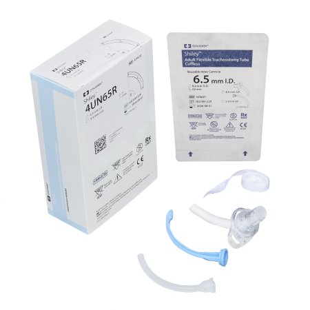 Uncuffed Tracheostomy Tube Shiley™ Reusable IC Size 4.0 Adult