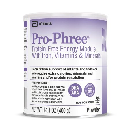Pediatric Oral Supplement Pro-Phree® 14.1 oz. Can Powder Protein-Free / Iron / Vitamins / Minerals