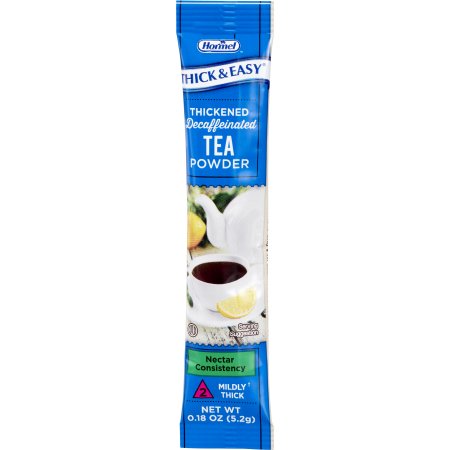 Thickened Beverage Thick & Easy® 5.2 Gram Individual Packet Tea Flavor Powder IDDSI Level 2 Mildly Thick