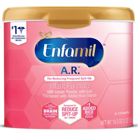 Infant Formula Enfamil® A.R.™ 19.5 oz. Canister Powder Added Rice Spit Up