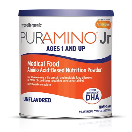 Pediatric Oral Supplement PurAmino™ Jr 14.1 oz. Can Powder Amino Acid Cow's Milk Allergy