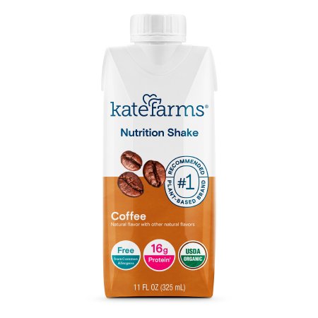 Oral Supplement Kate Farms Nutrition Shake Coffee Flavor Liquid 11 oz. Carton