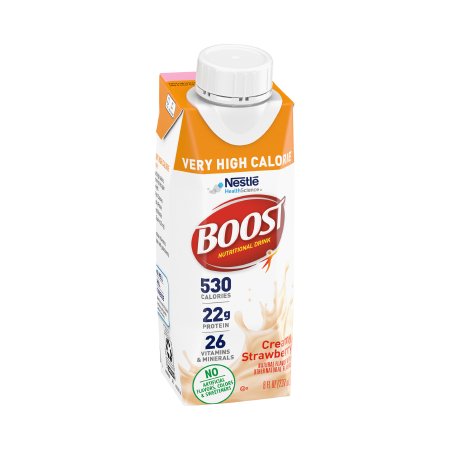 Oral Supplement Boost® Very High Calorie Strawberry Flavor Liquid 8 oz. Reclosable Carton