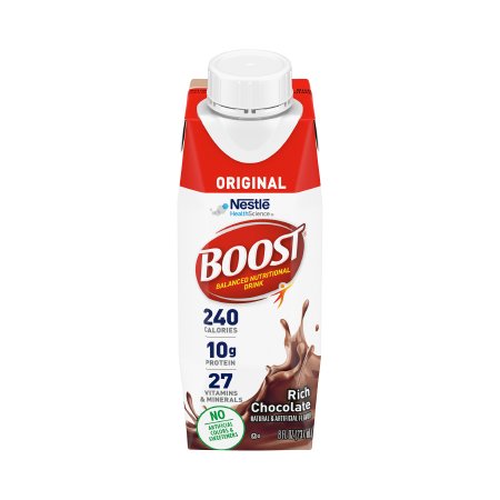 Oral Supplement Boost® Original Chocolate Flavor Liquid 8 oz. Carton