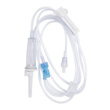 IV Pump Set SafeDay™ Gravity / Pump 1 Port 15 Drops / mL Drip Rate Without Filter 86 Inch Tubing Solution