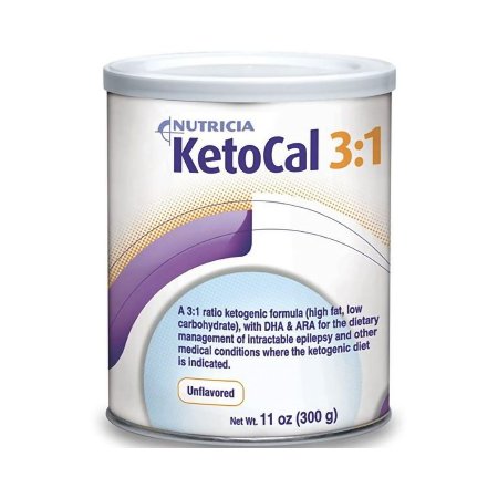 Oral Supplement Ketocal® 3:1 Unflavored Powder 11 oz. Can