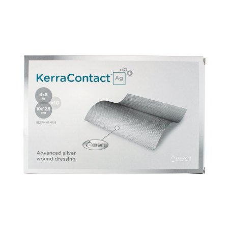 Silver Wound Contact Layer Dressing KerraContact™ Ag 4 X 5 Inch Rectangle Sterile