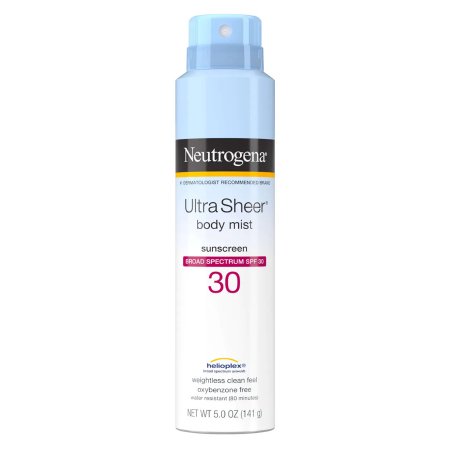 Sunscreen Neutrogena®Ultra Sheer® Body Mist SPF 30 Liquid 5 oz. Can