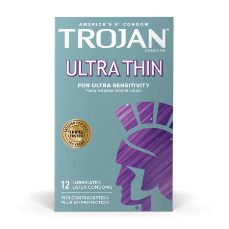 Condom Trojan® Lubricated 12 per Box