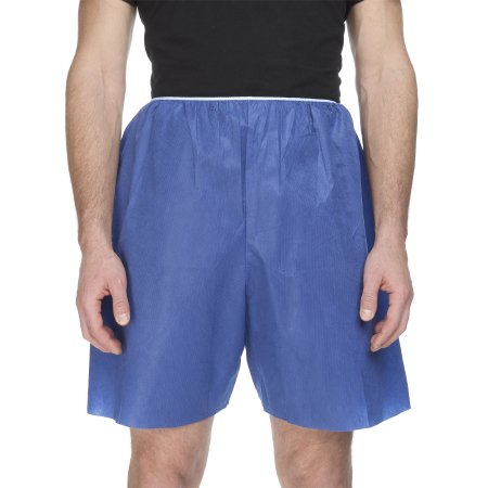Exam Shorts McKesson Large Blue SMS Adult Disposable