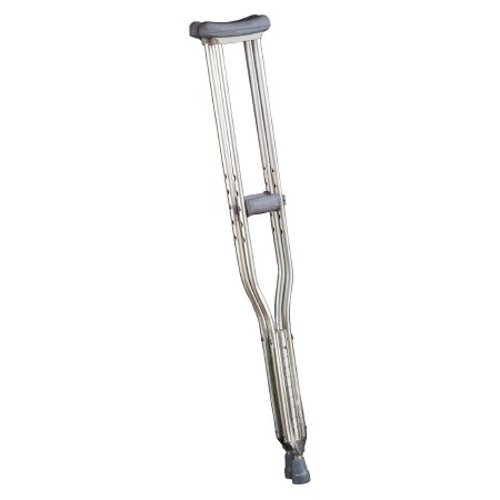 Underarm Crutches Cypress Aluminum Frame Adult 300 lbs. Weight Capacity Quick Adjustment