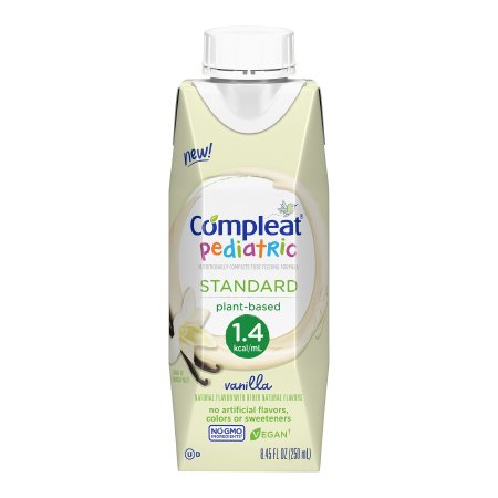 Pediatric Oral Supplement Compleat® Pediatric Standard 1.4 Cal 8.45 oz. Carton Liquid Plant Based Food Allergies