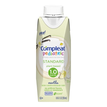 Pediatric Oral Supplement Compleat® Pediatric Standard 1.0 Cal 8.45 oz. Carton Liquid Plant Based Food Allergies