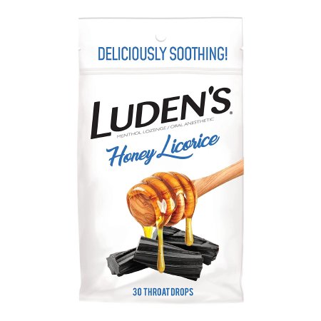 Sore Throat Relief Luden's® 3.2 mg Strength Lozenge 30 per Bag