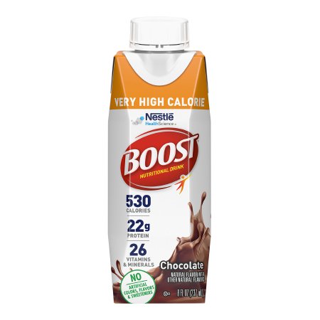 Oral Supplement Boost® Very High Calorie Chocolate Flavor Liquid 8 oz. Reclosable Carton