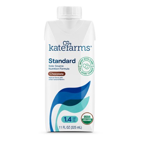 Oral Supplement Kate Farms Standard 1.4 Chocolate Flavor Liquid 11 oz. Carton