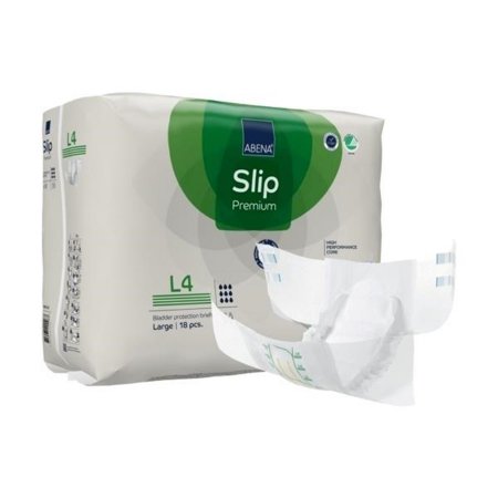 Unisex Adult Incontinence Brief Abena® Slip Premium L4 Large Disposable Heavy Absorbency