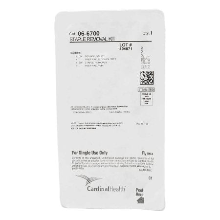 Skin Staple Removal Kit Curity™ Plier Style Handle
