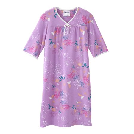 Patient Exam Gown Silverts® Small Soft Tropical Reusable