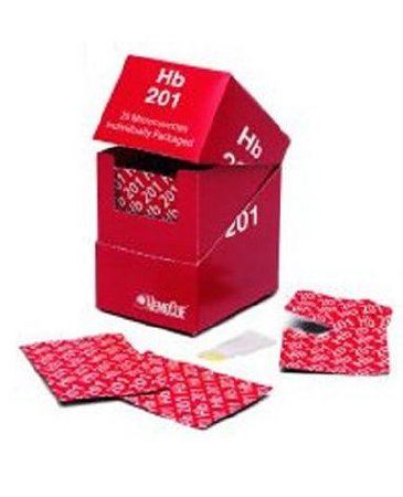 Hematology Reagent Microcuvette HemoCue® Hb 201 Hemoglobin (Hb) For HemoCue Photometers 100 Tests 10 ?L