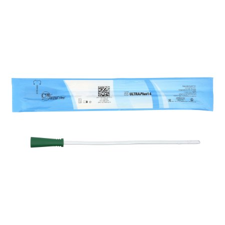 Urethral Catheter Cure Ultra® Plus Straight Tip 14 Fr. 8 Inch